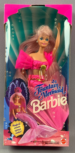 Barbie sirena fontana mattel - sirena,