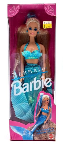 Vintage 1991 sirena - sirena, barbie