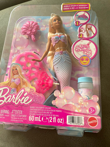 Mattel barbie bubble sparkle - mattel,